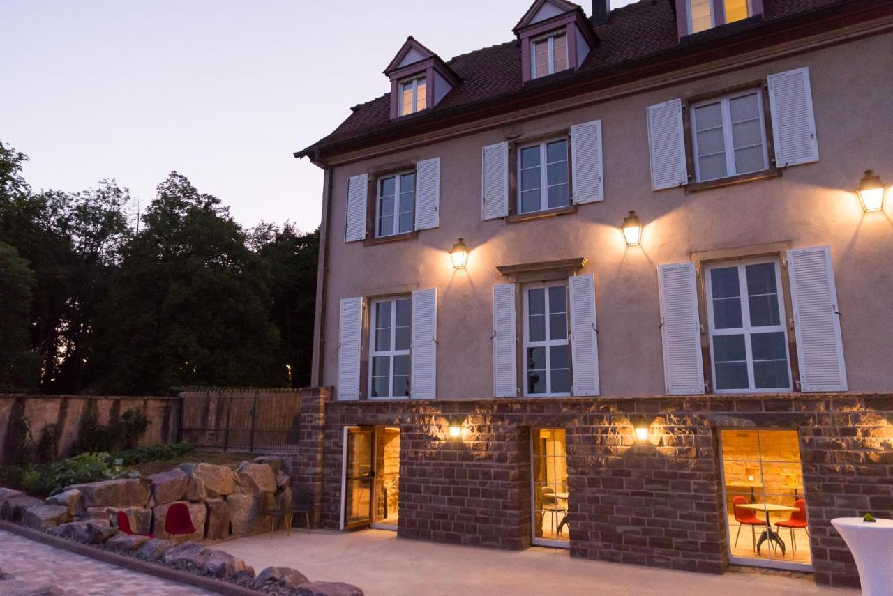 Maison D'Hotes Les Jardins De Madeleine Bernardvillé Exterior foto